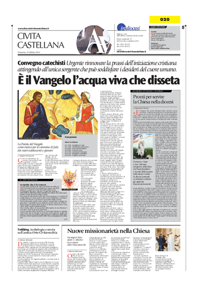 Avvenire - pagina diocesana del 16/02/2014